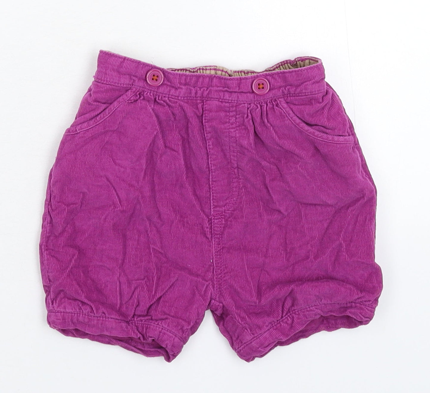 Marks and Spencer Baby Purple  Corduroy Cropped Trousers Size 12-18 Months
