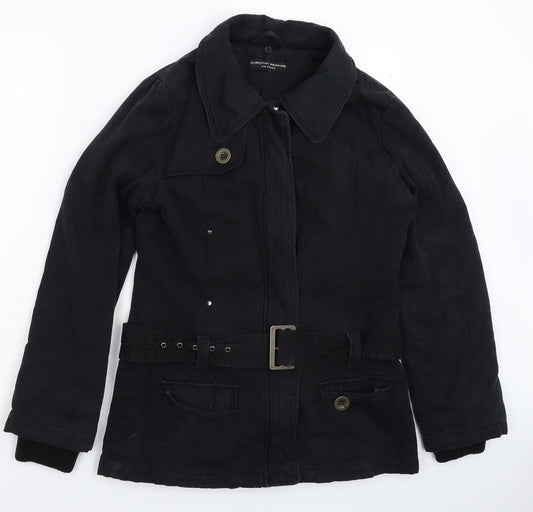 Dorothy Perkins Womens Black   Jacket Coat Size 10