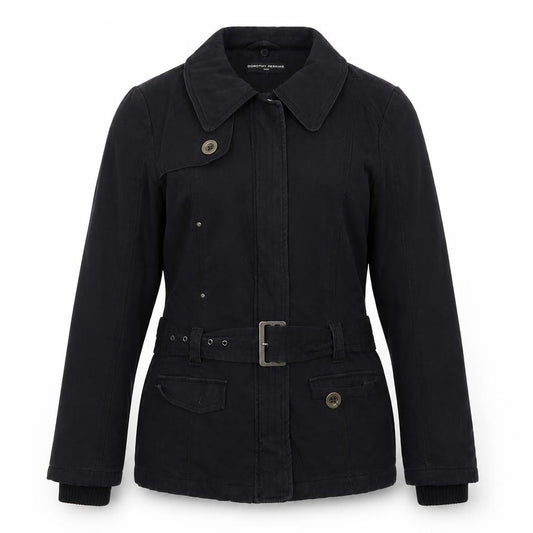 Dorothy Perkins Womens Black   Jacket Coat Size 10