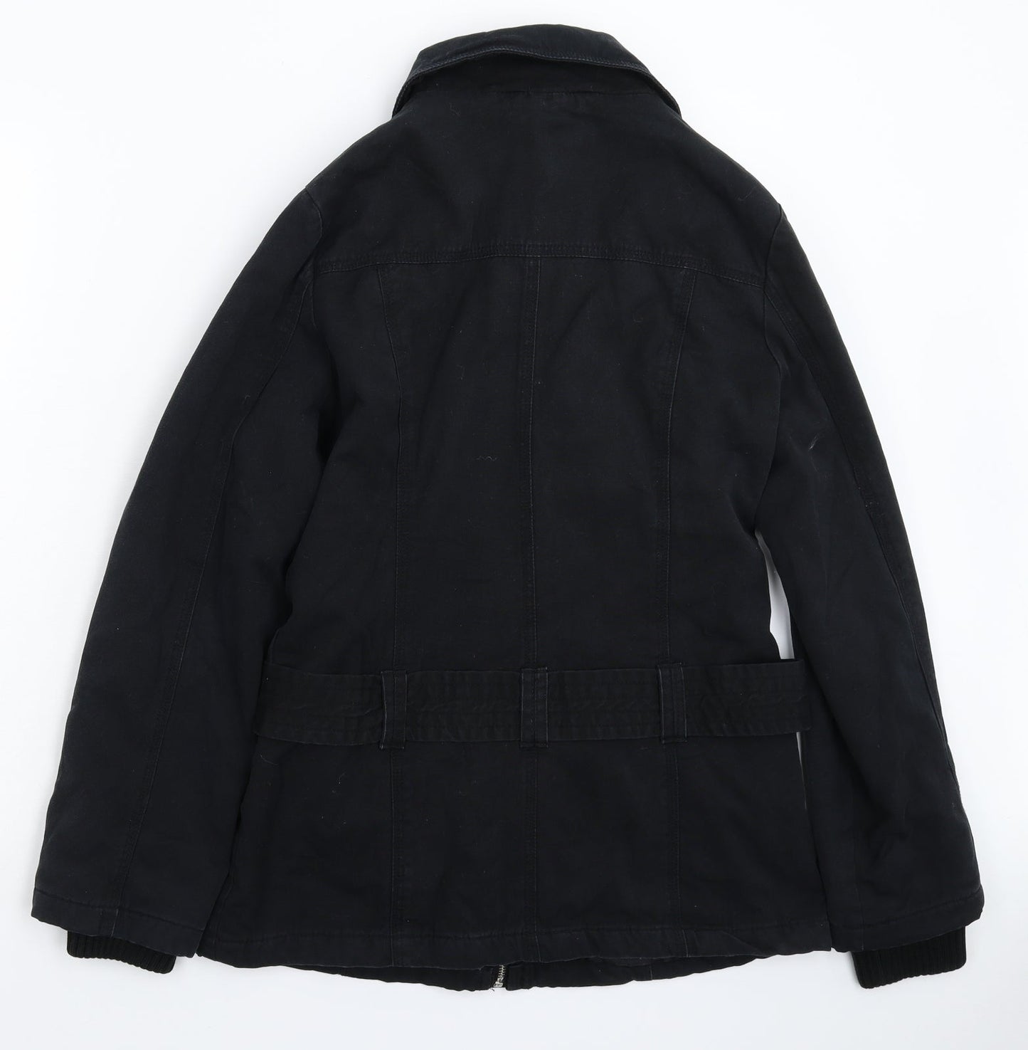 Dorothy Perkins Womens Black   Jacket Coat Size 10