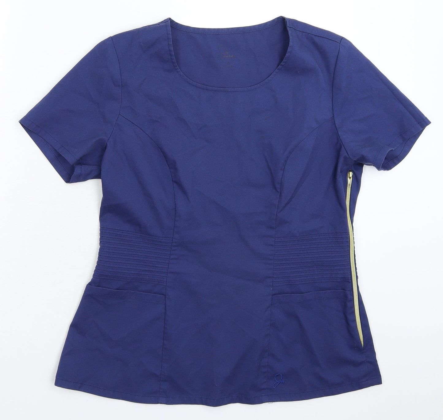Preworn Womens Blue   Basic T-Shirt Size 10