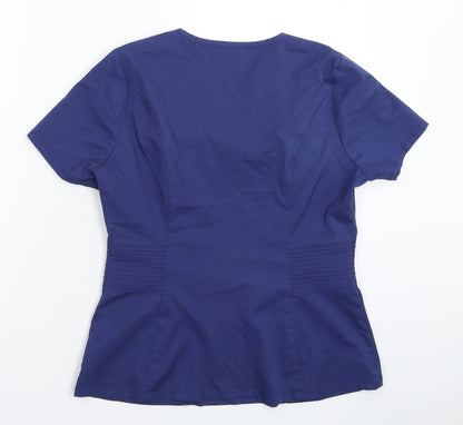 Preworn Womens Blue   Basic T-Shirt Size 10