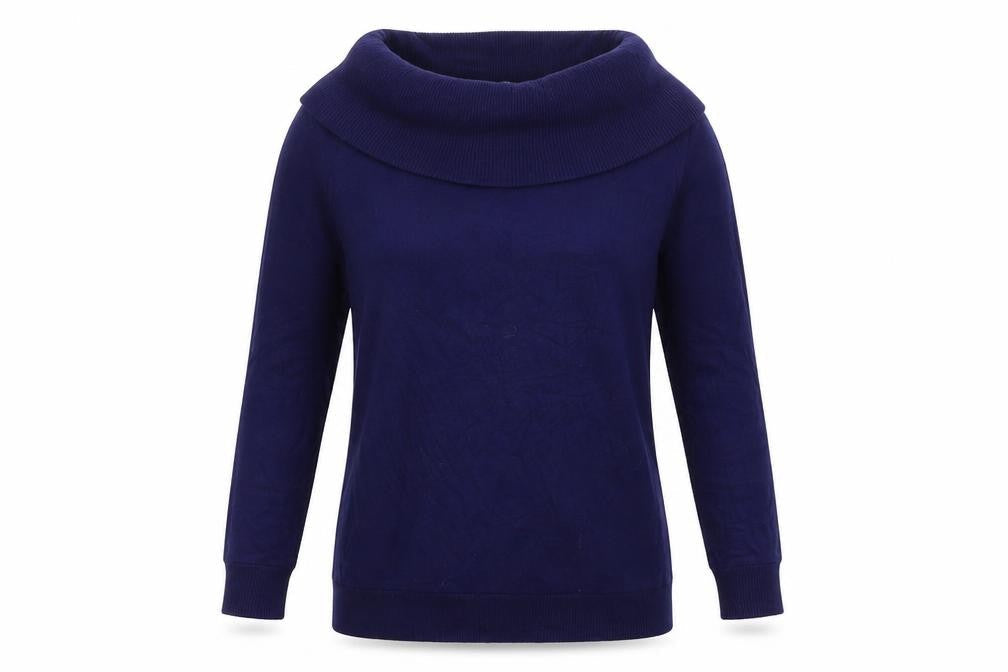 Very Womens Blue  Knit Pullover Jumper Size 10