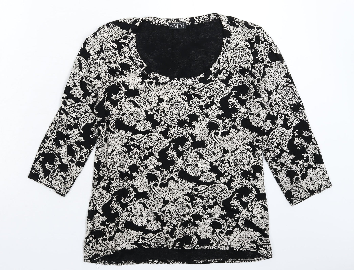 CMD Womens Black   Basic T-Shirt Size 14