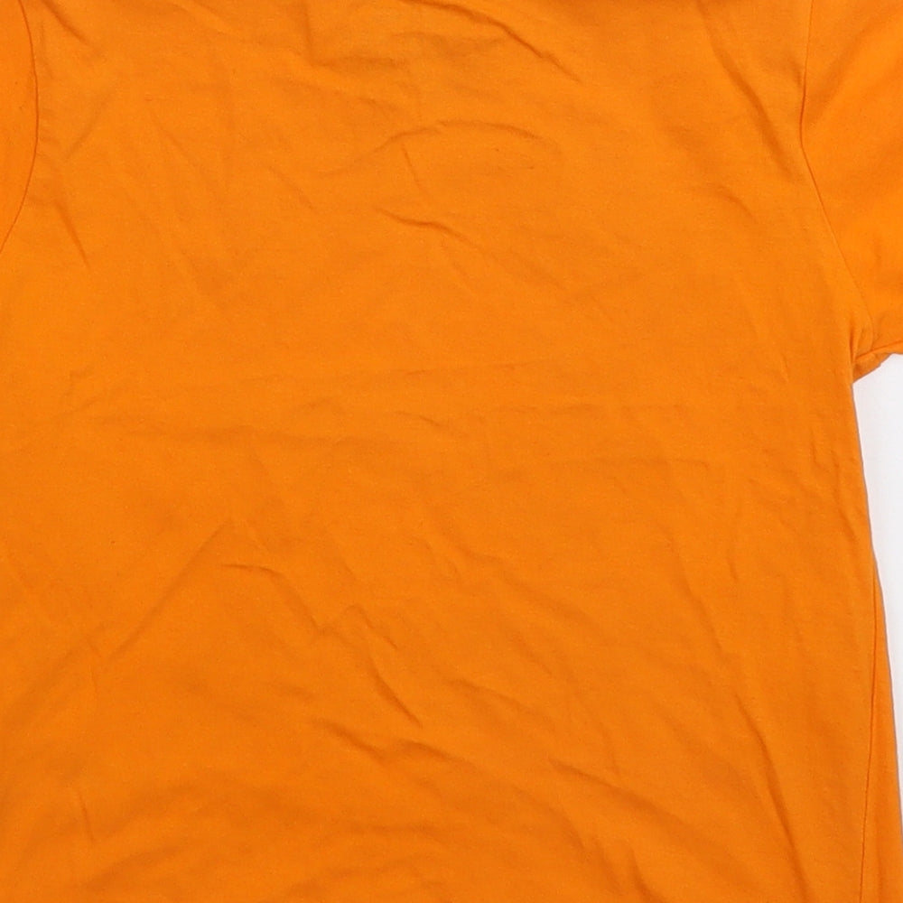 Rebel Boys Orange   Basic T-Shirt Size 4-5 Years