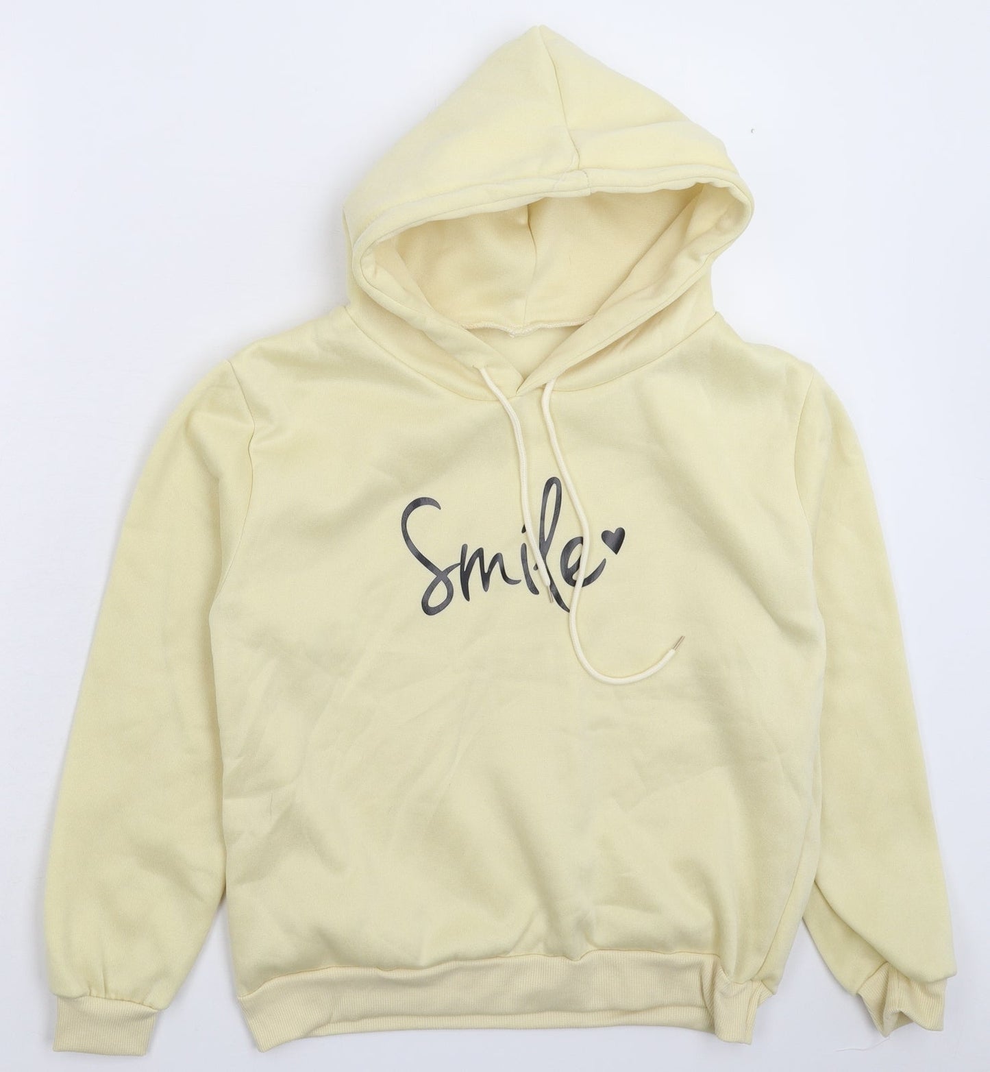 Preworn Womens Yellow   Pullover Hoodie Size S