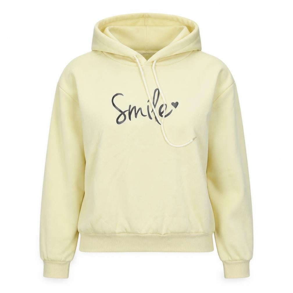 Preworn Womens Yellow   Pullover Hoodie Size S
