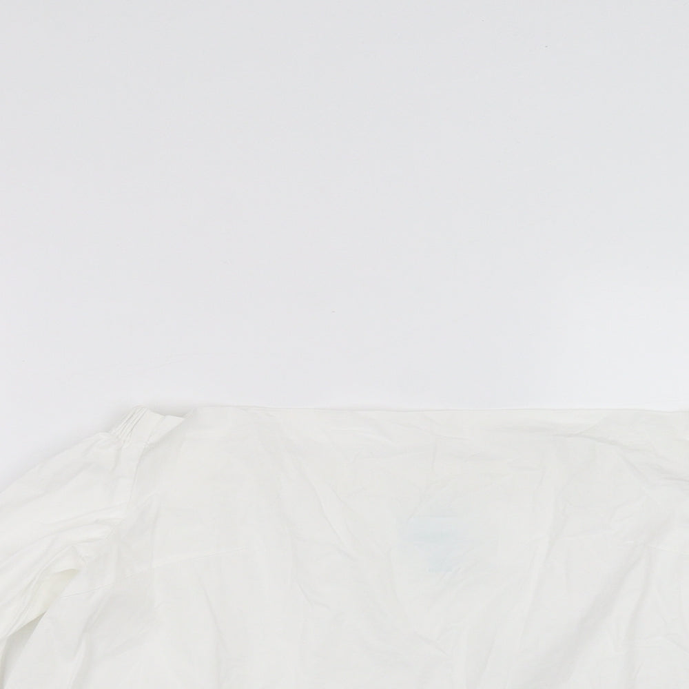 Jovonna Womens White   Basic Blouse Size 10