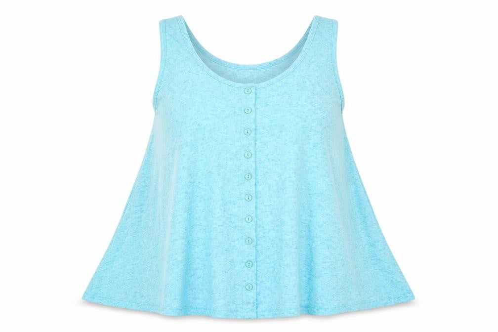 New Look Womens Blue   Basic Blouse Size 12