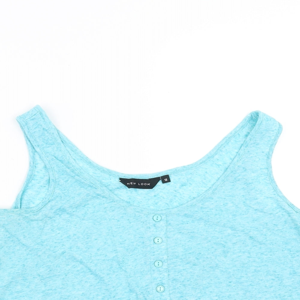 New Look Womens Blue   Basic Blouse Size 12