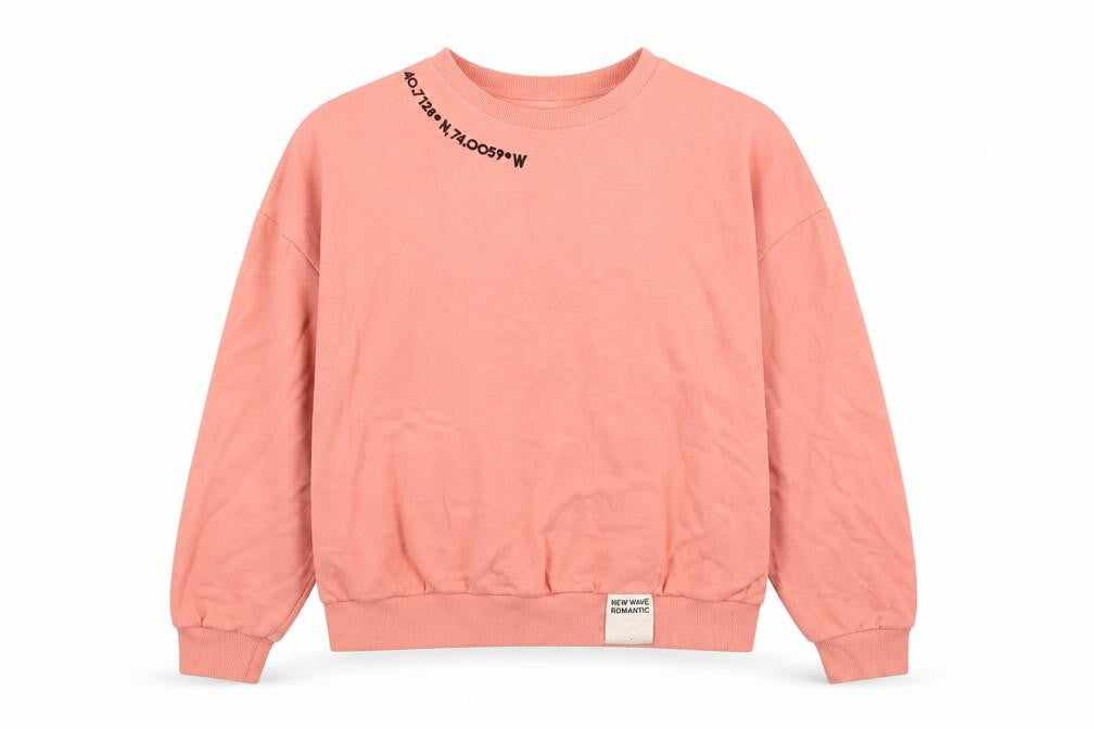 Topshop Womens Pink   Pullover Sweatshirt Size 10