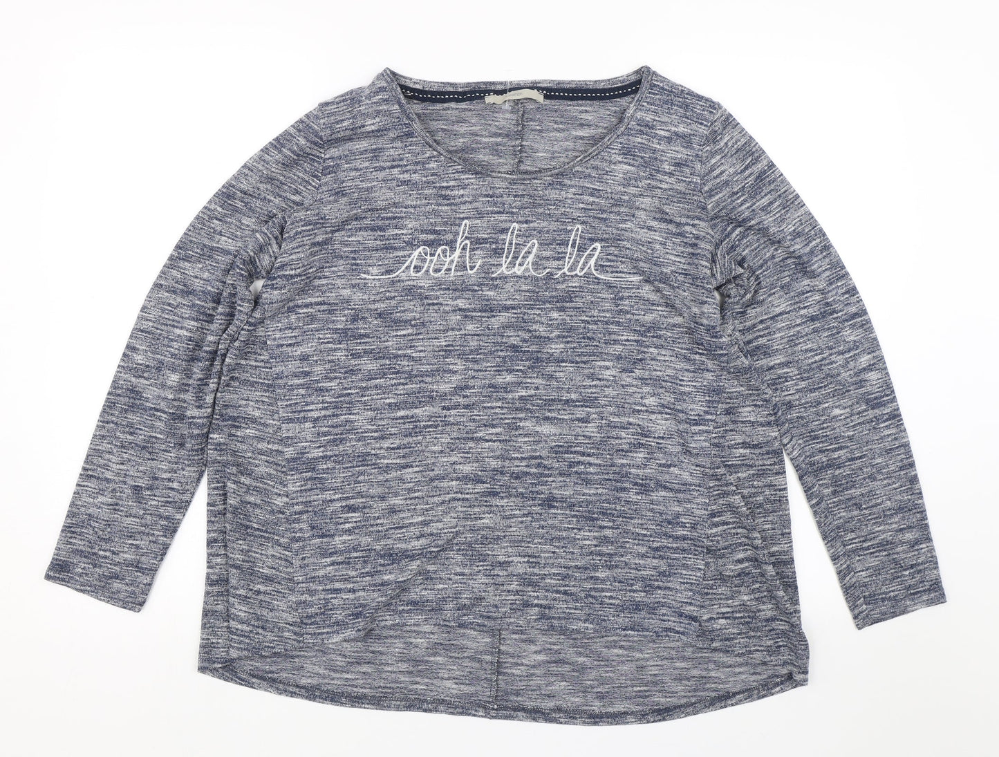 George Womens Blue Striped  Pullover Jumper Size 16
