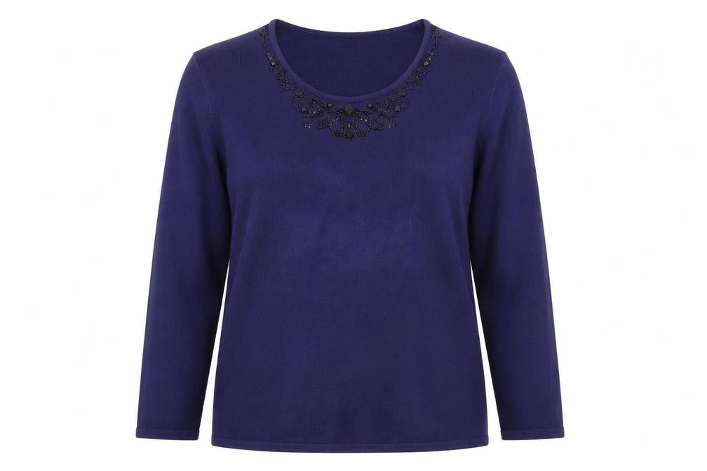 Marks & Spencer Womens Purple   Pullover Jumper Size 18