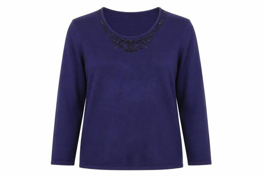 Marks & Spencer Womens Purple   Pullover Jumper Size 18