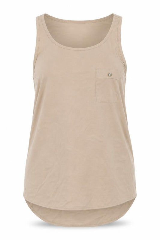 Atmosphere Womens Brown   Basic Tank Size 6