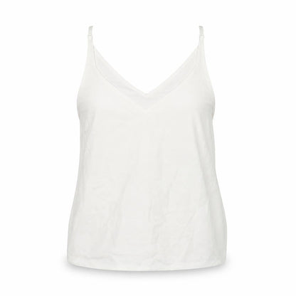 Primark Womens White   Cropped Tank Size 10