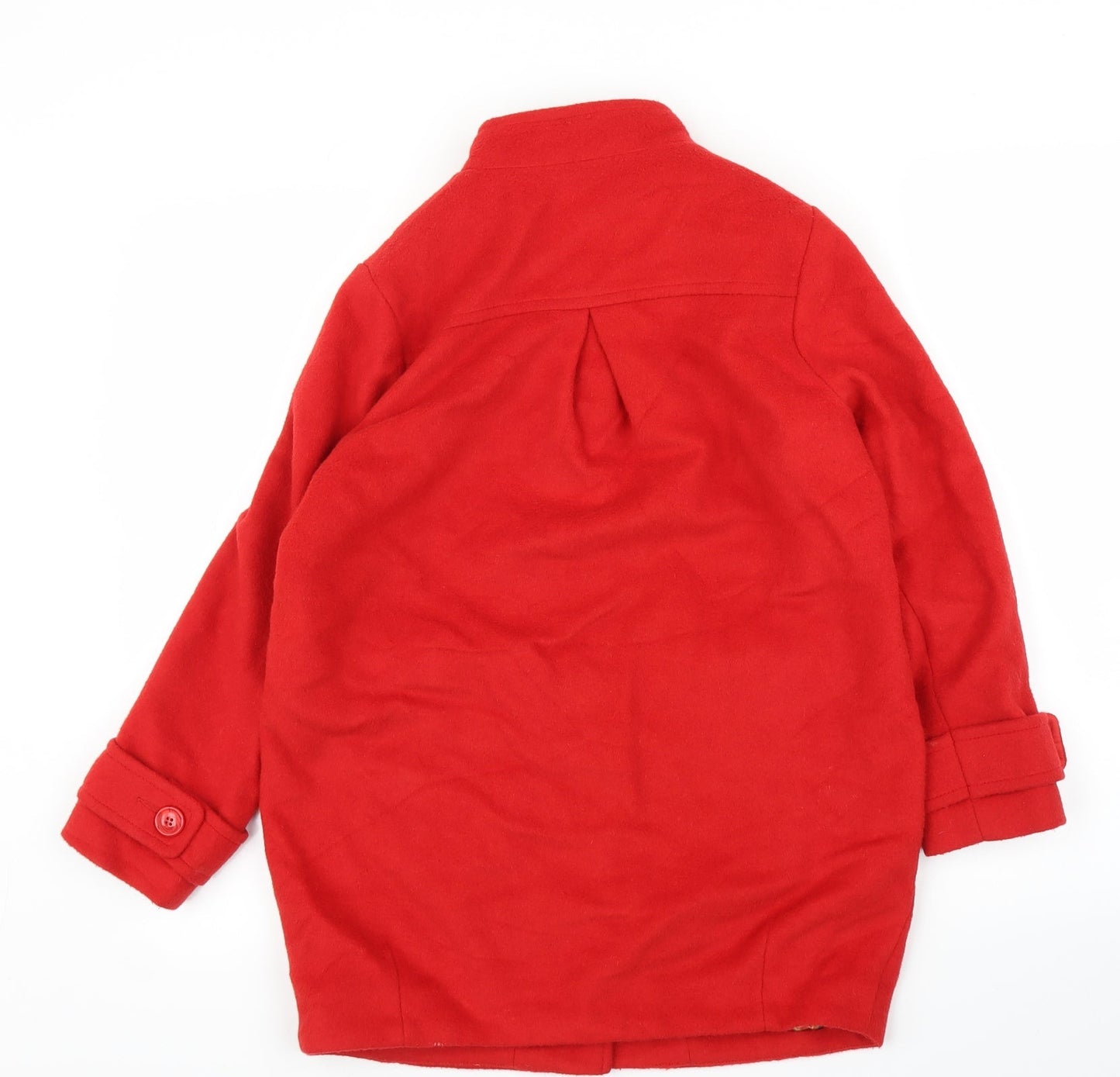 NEXT Womens Red   Overcoat Coat Size M
