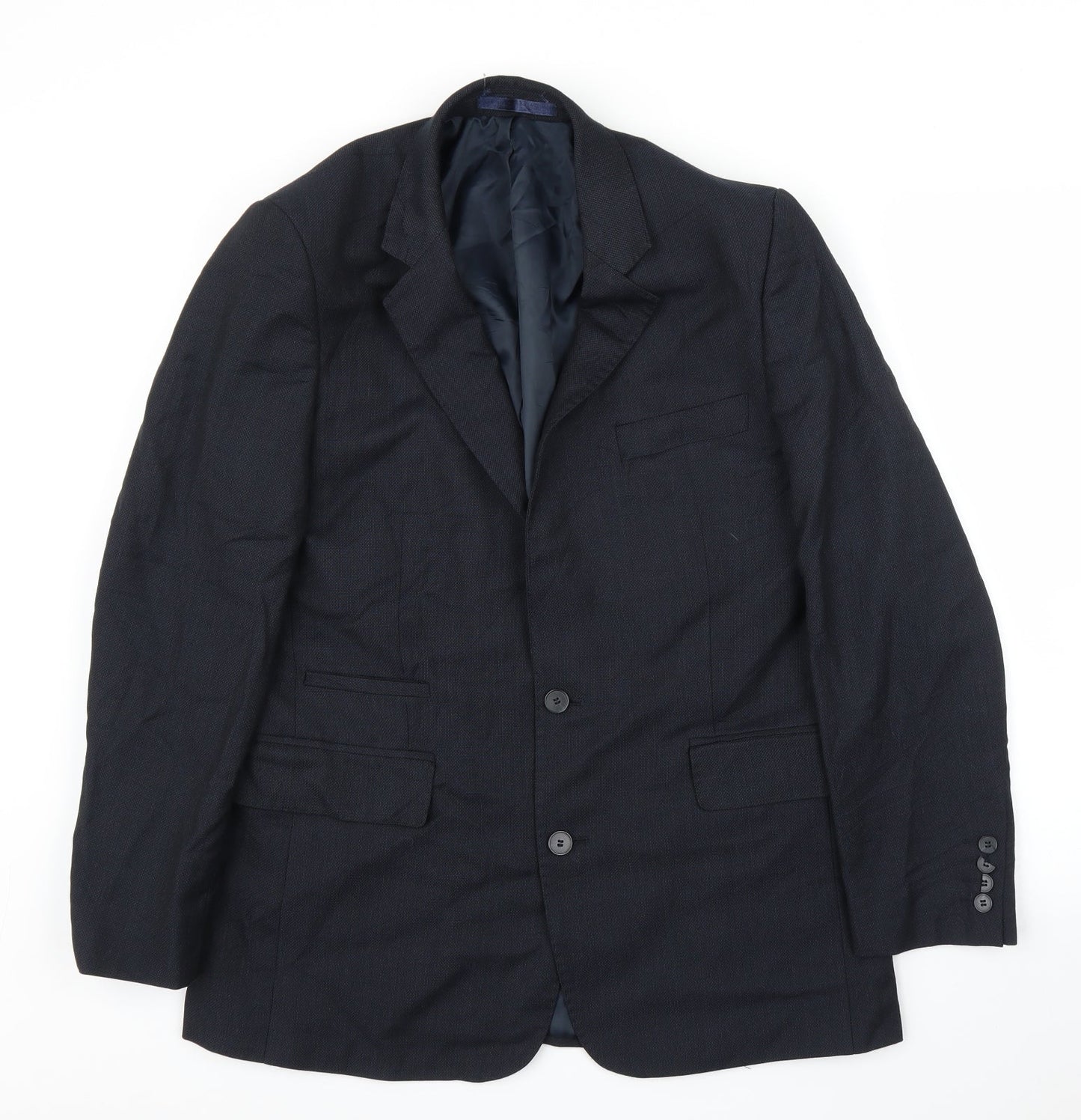 Hammond Mens Blue   Jacket Suit Jacket Size 40
