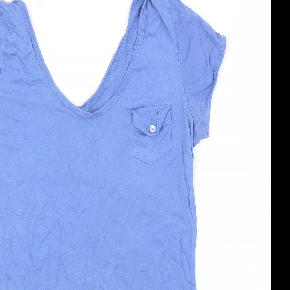 Preworn Womens Blue   Basic T-Shirt Size S