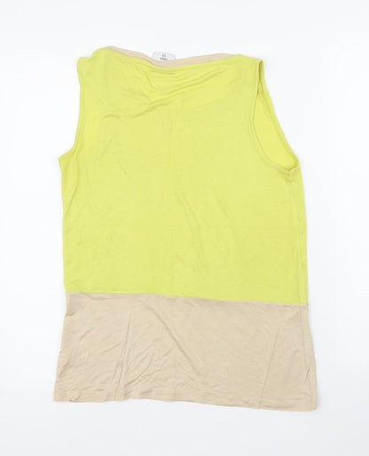 Next Womens Yellow   Basic Blouse Size 14