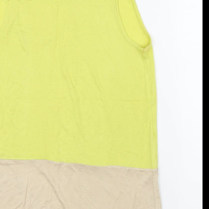 Next Womens Yellow   Basic Blouse Size 14