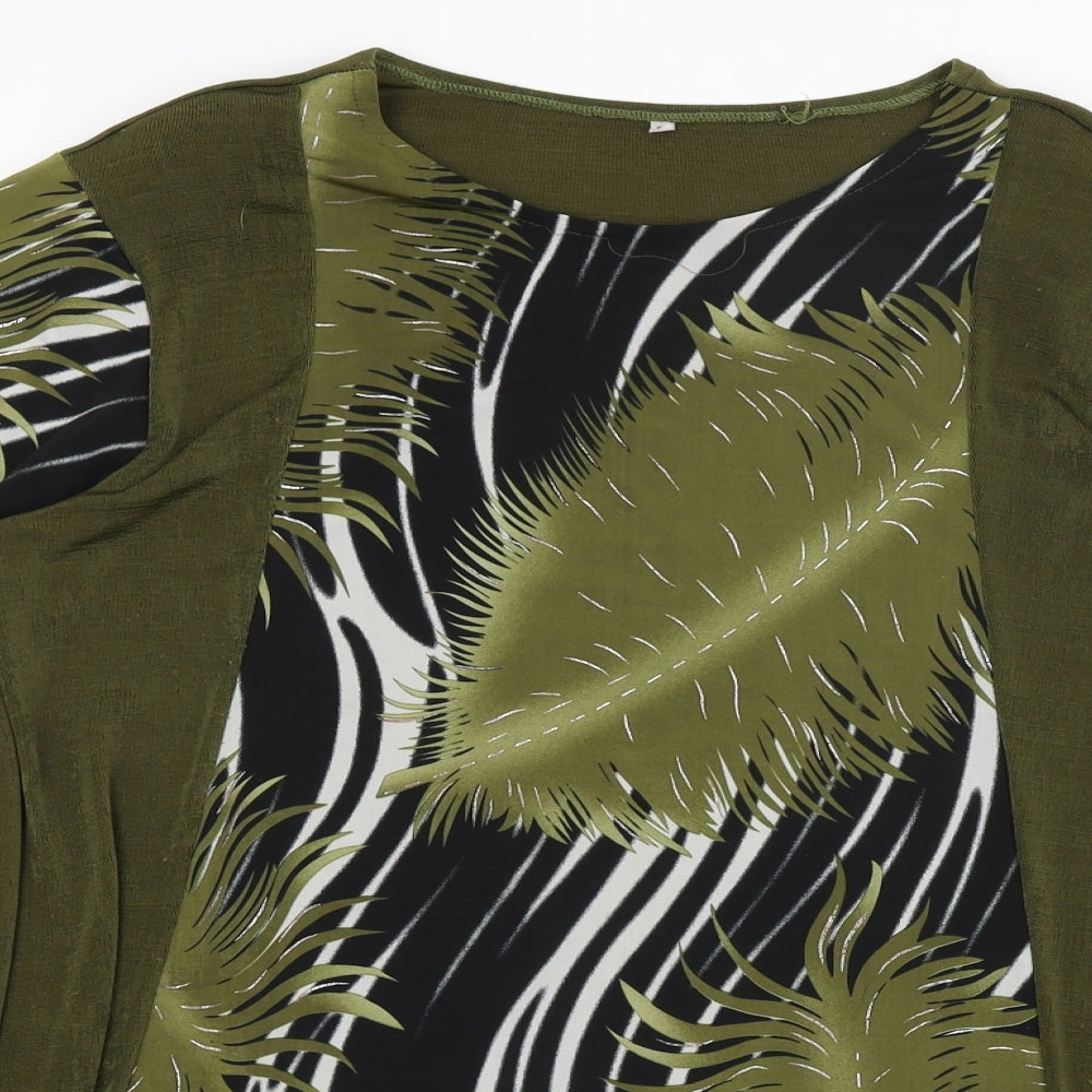Preworn Womens Green   Basic Blouse Size M