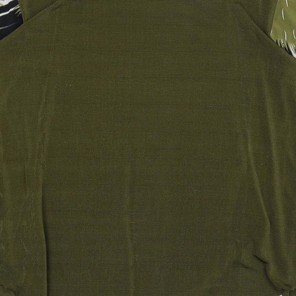 Preworn Womens Green   Basic Blouse Size M