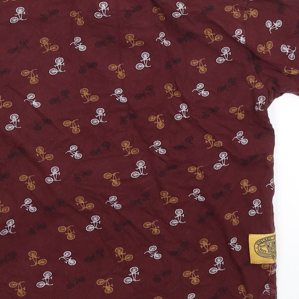 TU Boys Brown   Basic Polo Size 5 Years  - Bicycles