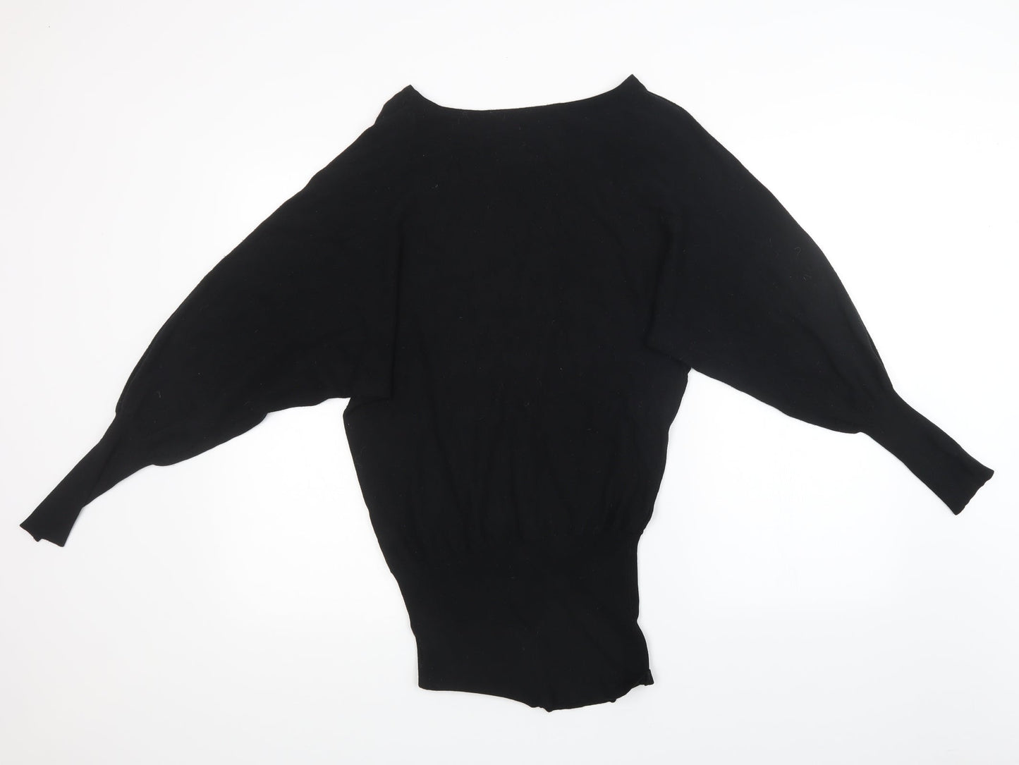 Preworn Womens Black  Knit Pullover Sweatshirt Size M