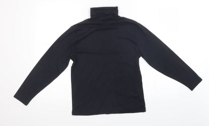 Emreco Womens Blue  Knit Pullover Sweatshirt Size 14