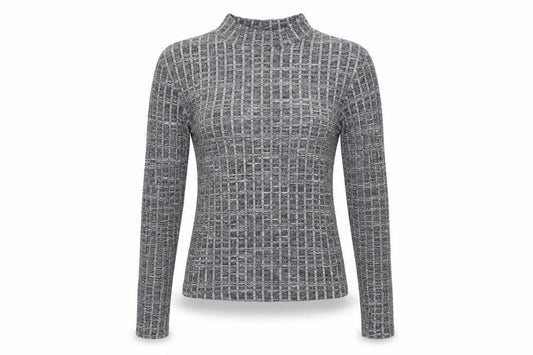 Miss Selfridge Womens Grey  Knit Pullover Sweatshirt Size 8