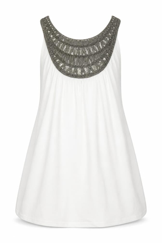 Topshop Womens White   Basic Tank Size 8