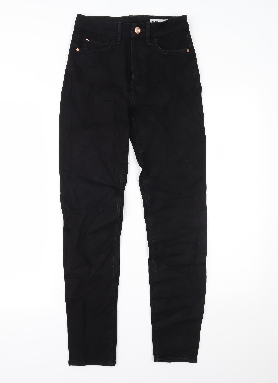Marks and Spencer Womens Black  Denim Skinny Jeans Size 6 L26 in