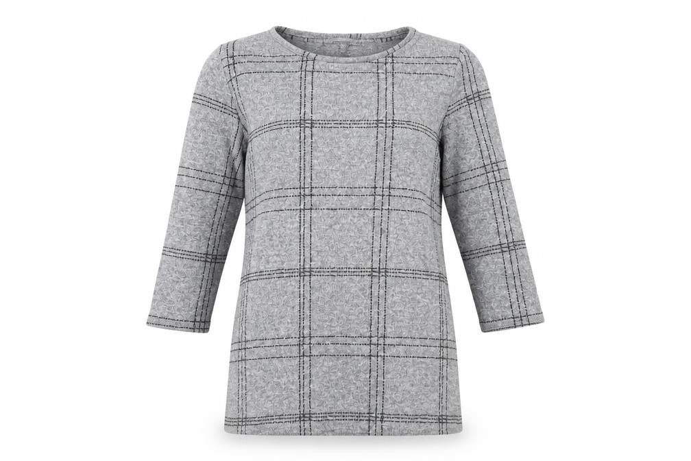 Nutmeg Womens Grey   Basic Blouse Size 10