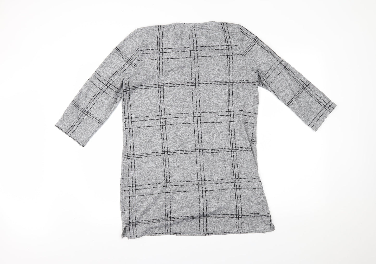 Nutmeg Womens Grey   Basic Blouse Size 10
