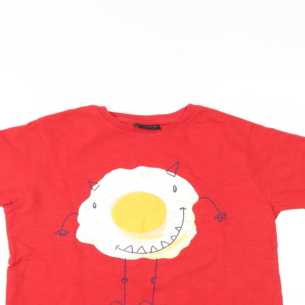 NEXT Boys Red   Pullover Polo Size 9 Years