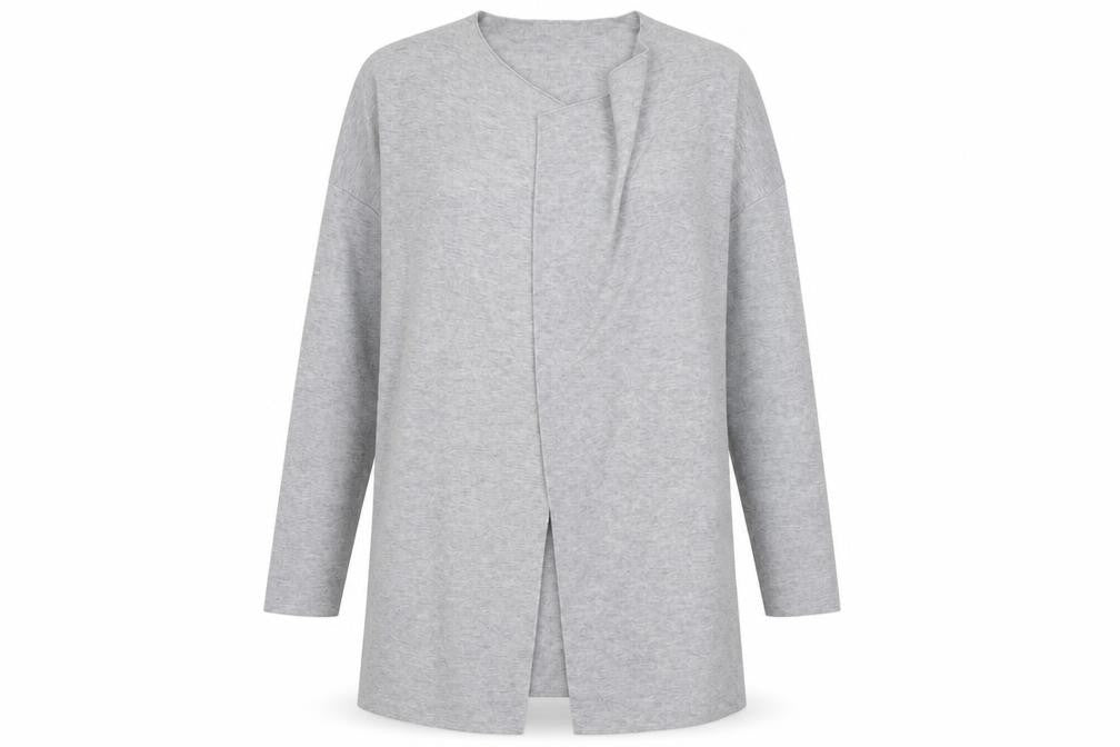 Reversed Womens Grey   Cardigan Jumper Size M