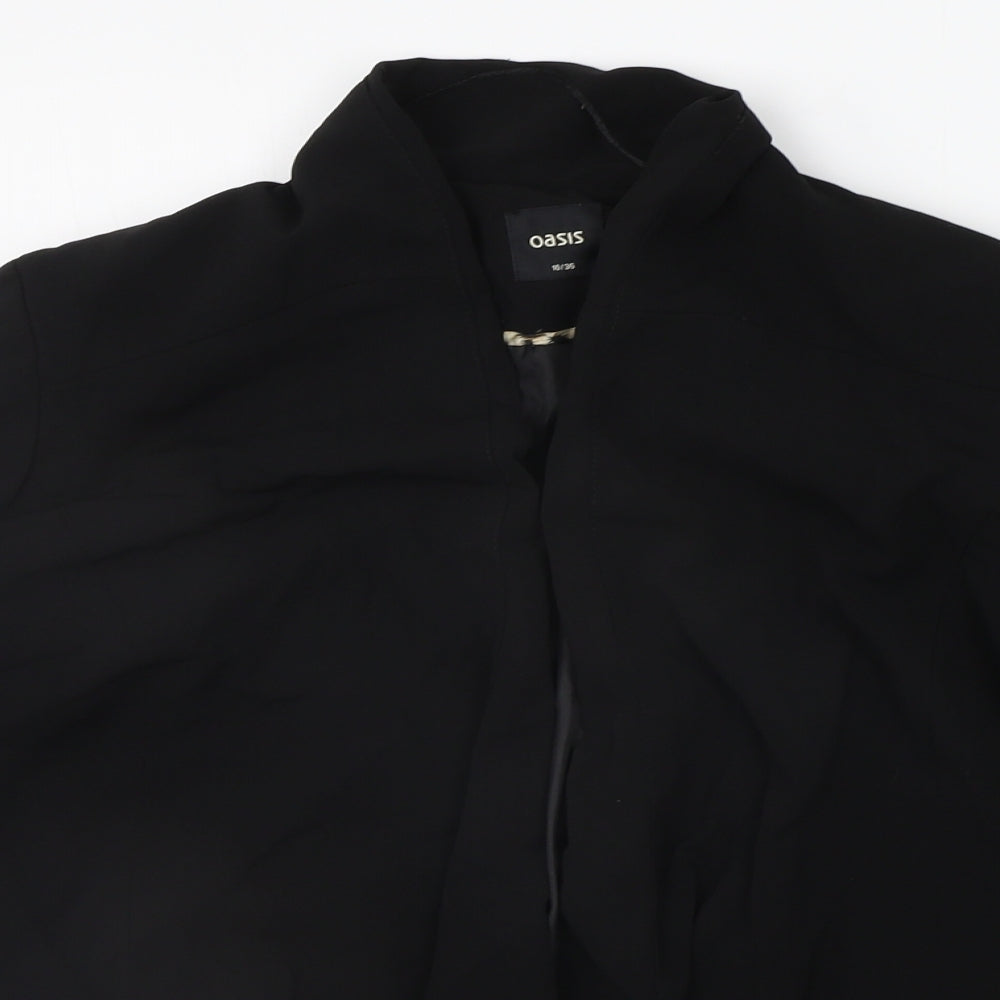 Oasis Womens Black   Jacket Blazer Size 10