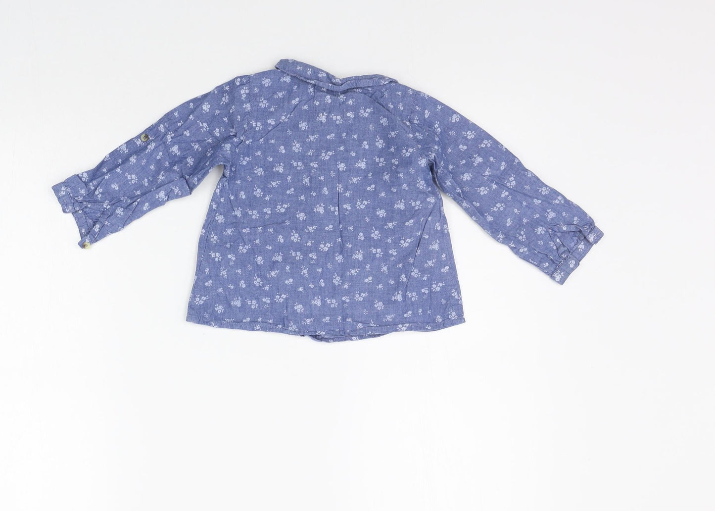 Young Dimension Boys Blue Floral  A-Line  Size 18-24 Months