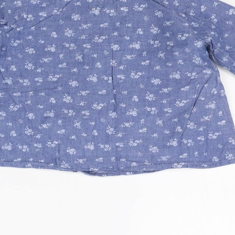 Young Dimension Boys Blue Floral  A-Line  Size 18-24 Months