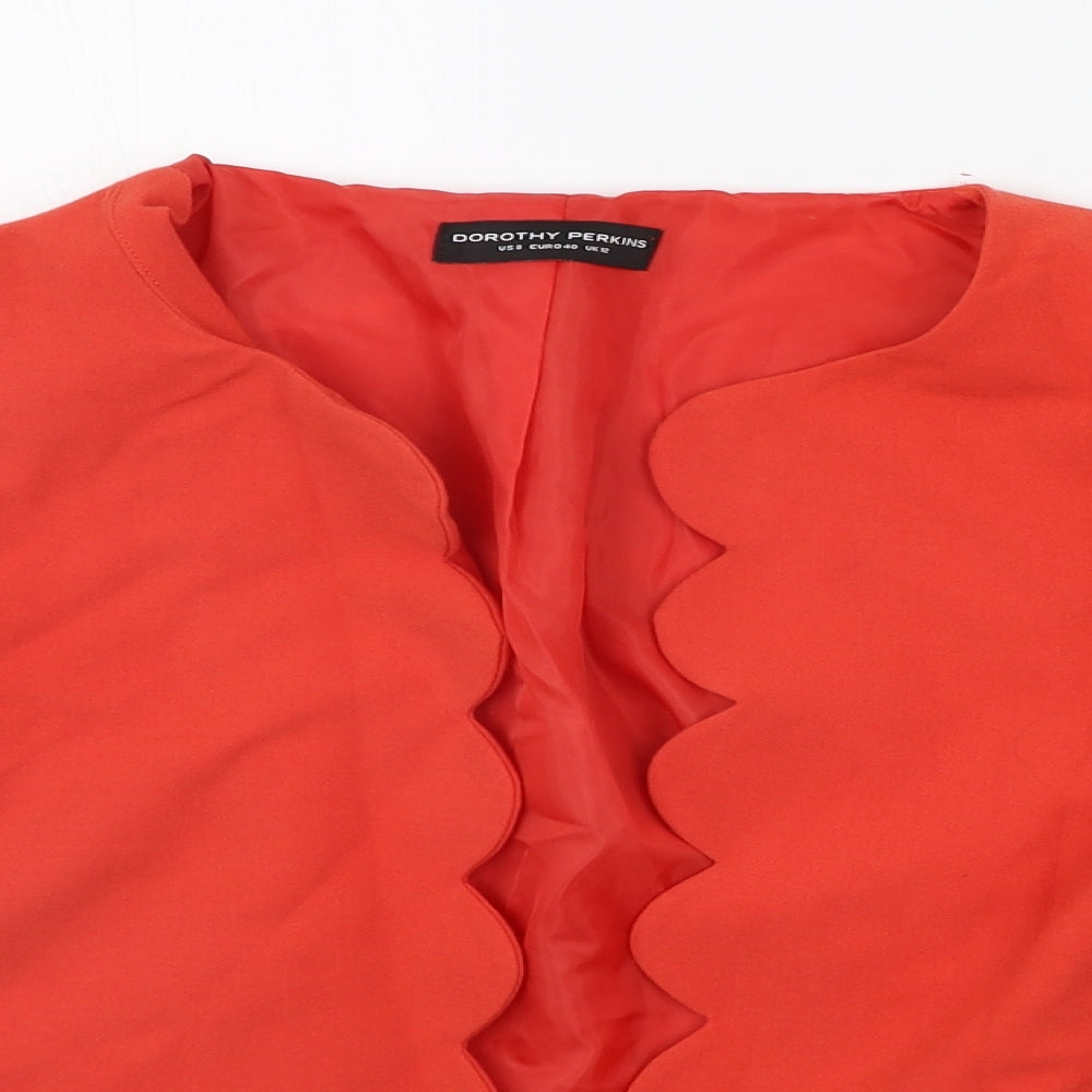 Dorothy Perkins Womens Red   Jacket Blazer Size 12