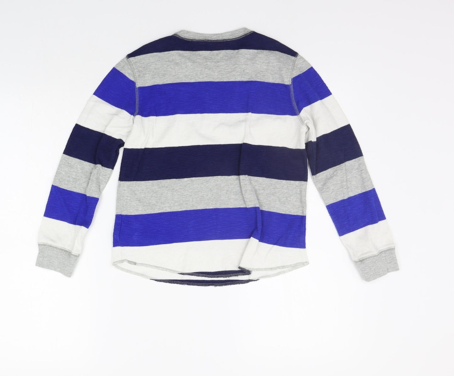Gap Girls Blue Striped  Basic T-Shirt Size 8 Years