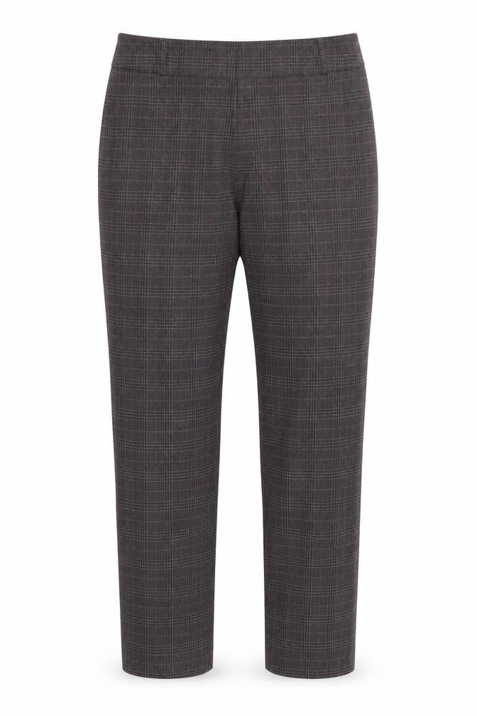 Country Casuals Womens Grey Check  Trousers  Size 12 L28 in