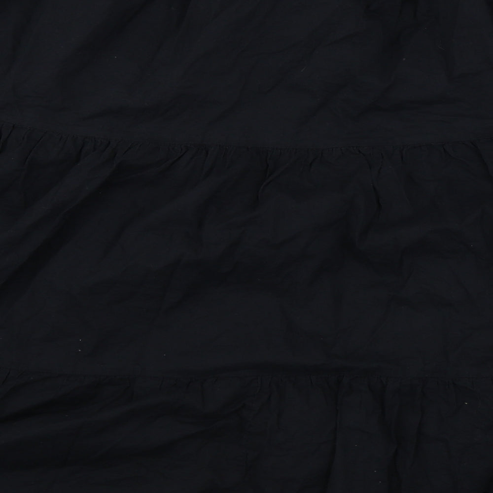 ELVI Womens Black   A-Line Skirt Size 34 in