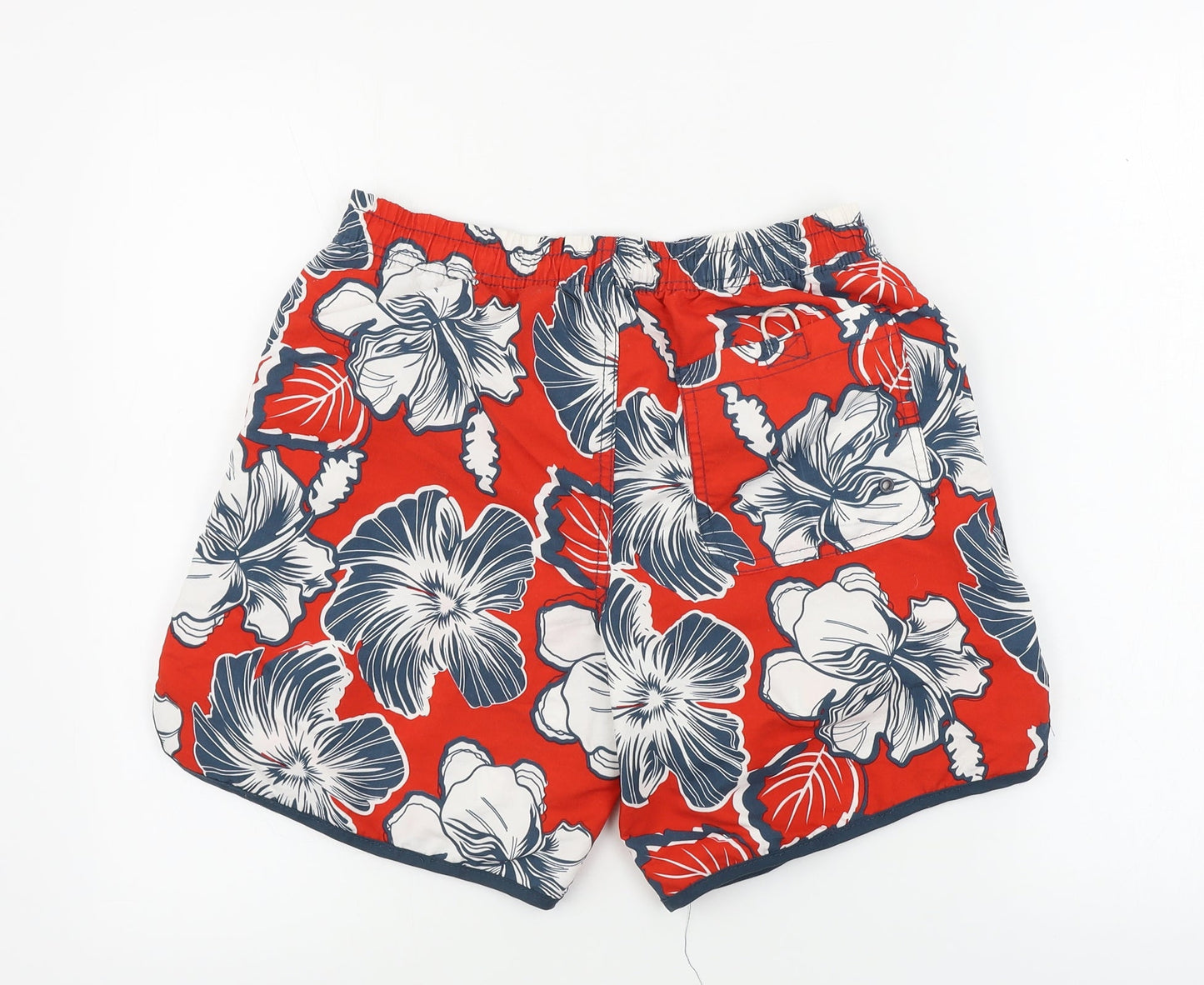 SACTIVE   Boys Red Floral  Bermuda Shorts Size XS