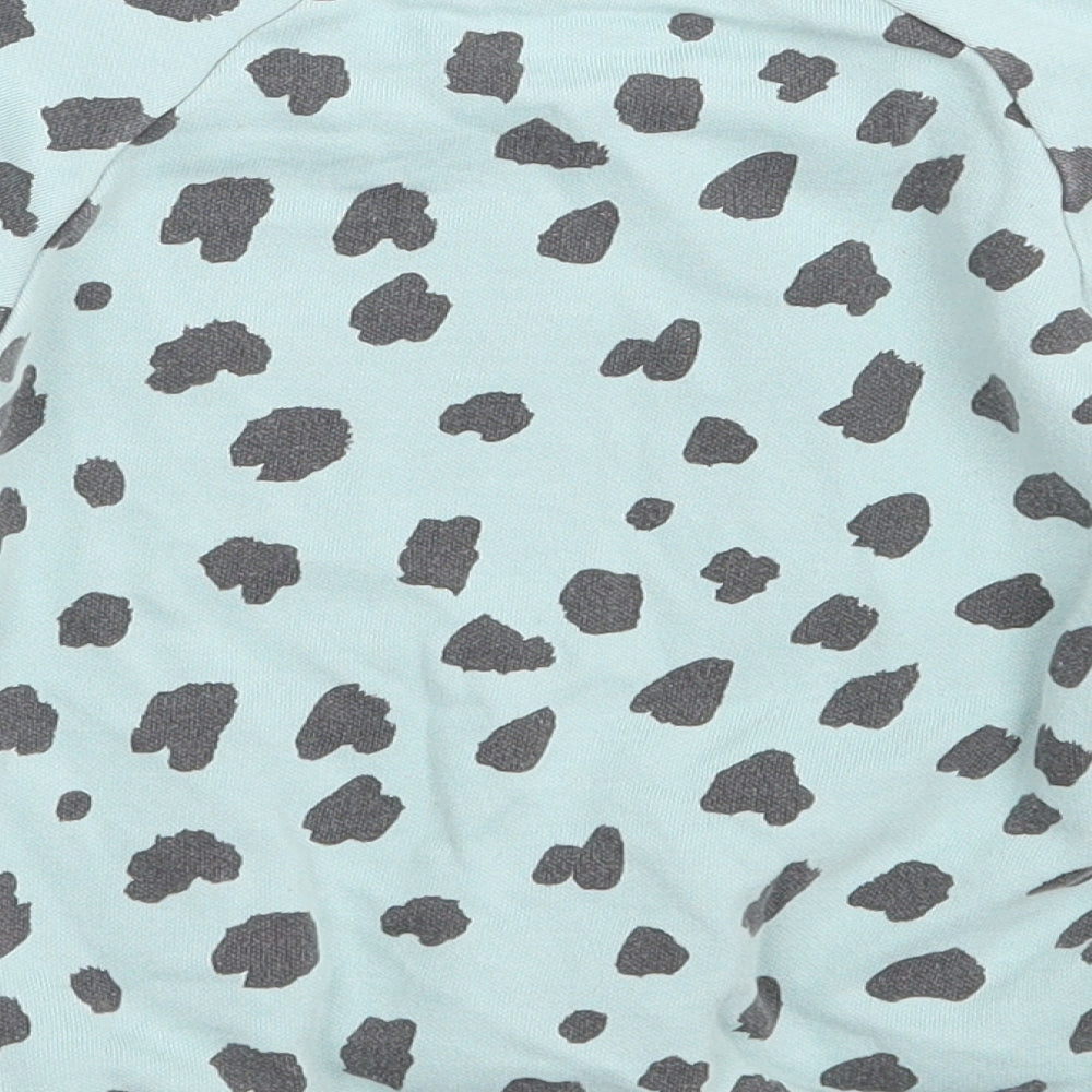 Primark Girls Blue Animal Print  Pullover Jumper Size 2-3 Years