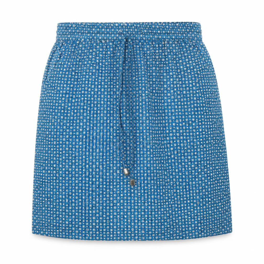 Atterley road Womens Blue Geometric  A-Line Skirt Size 8