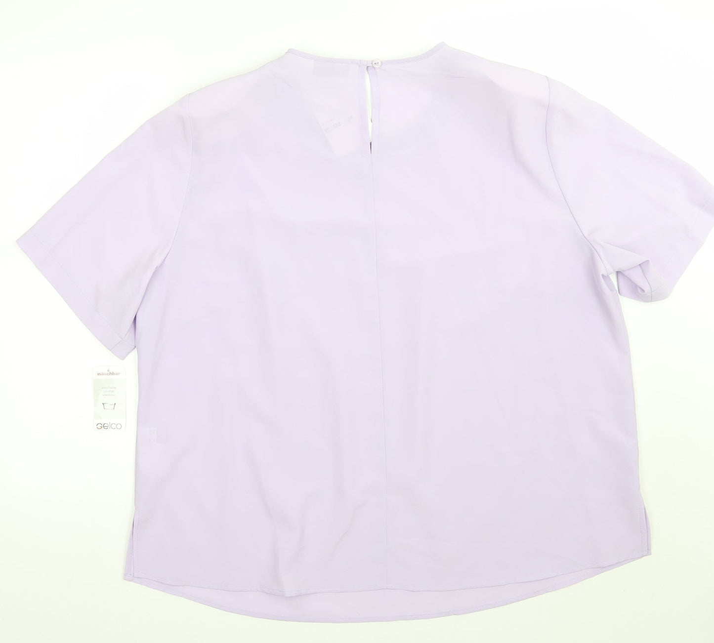 Gelco Womens Purple   Basic Blouse Size 24
