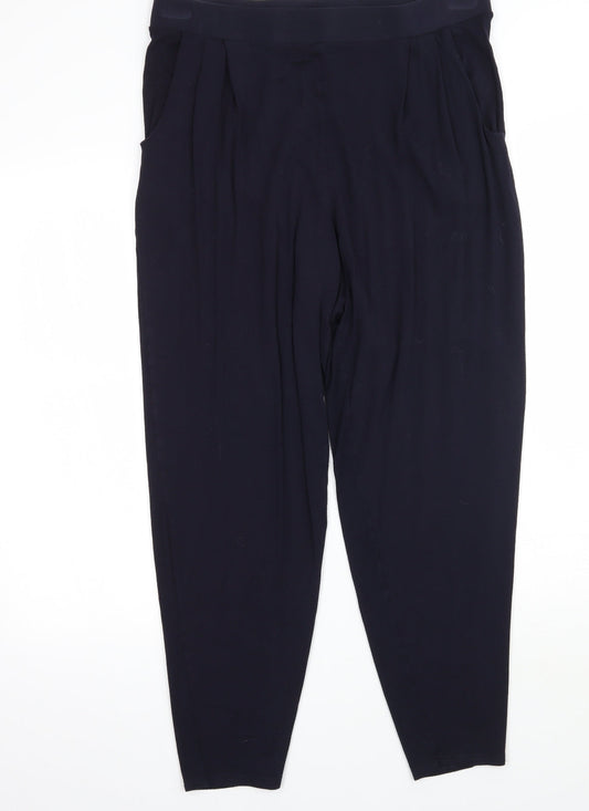 Papaya Womens Blue   Bloomer Trousers Size 14 L25 in