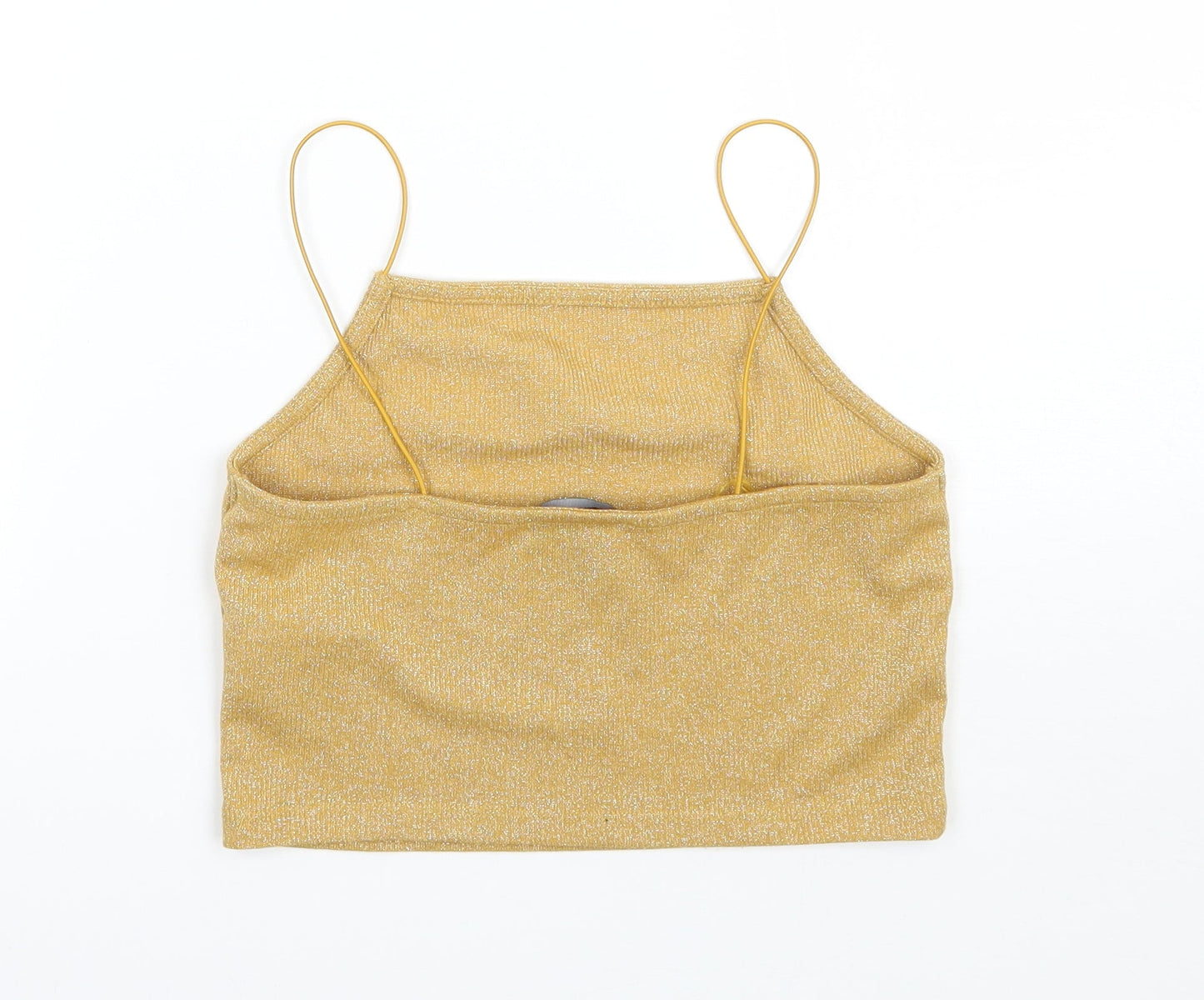 Newlook Womens Yellow   Cropped Tank Size 10